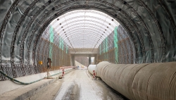 Percement du tunnel des Evouettes: reprise des travaux au front nord